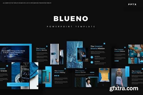 Blueno - Powerpoint Google Slides and Keynote Templates