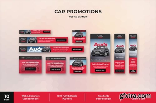 Car Promotions - Web Ad Banner Template