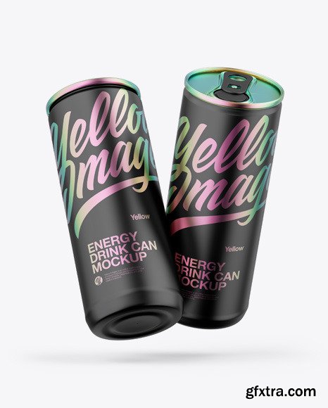 Two Matte Cans Mockup 45921