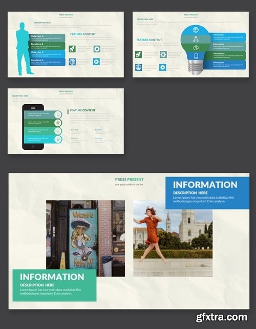 Press Powerpoint and Keynote Templates