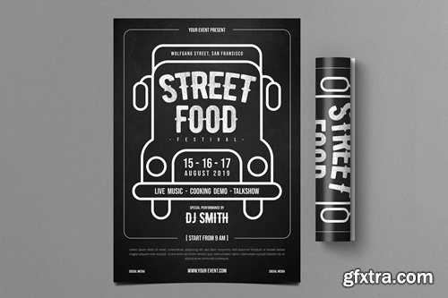 Street Food Festival Flyer