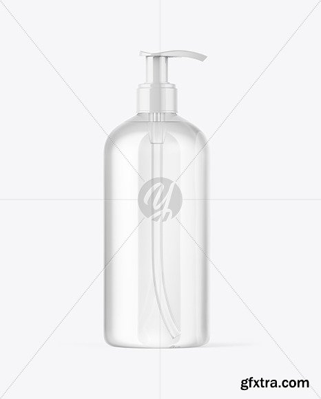 Clear Pump Bottle Mockup 45959