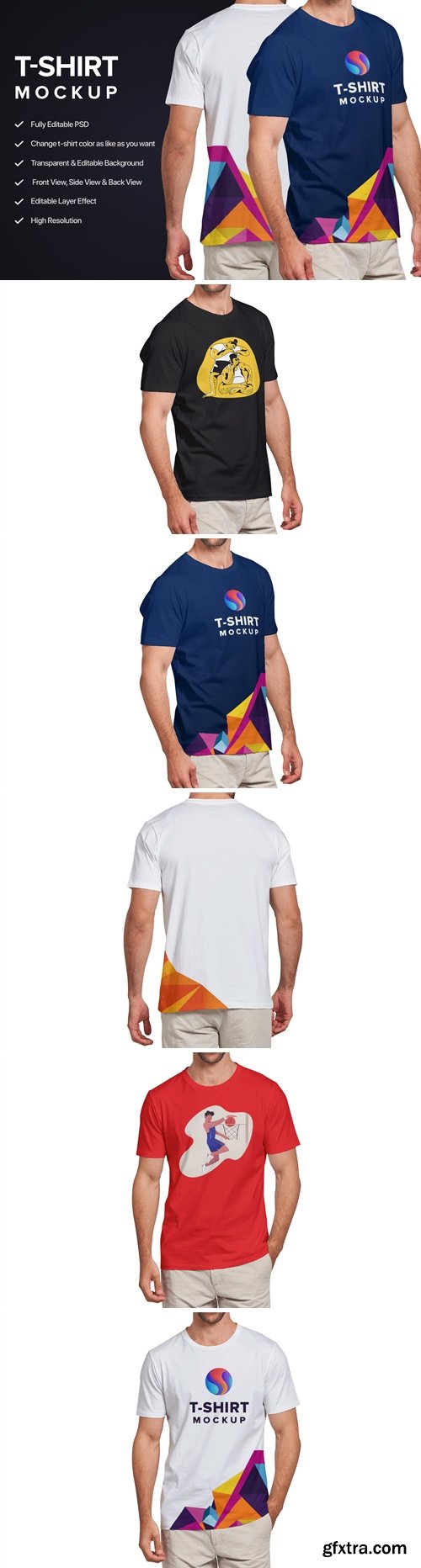 T-shirt Mockup Vol 03