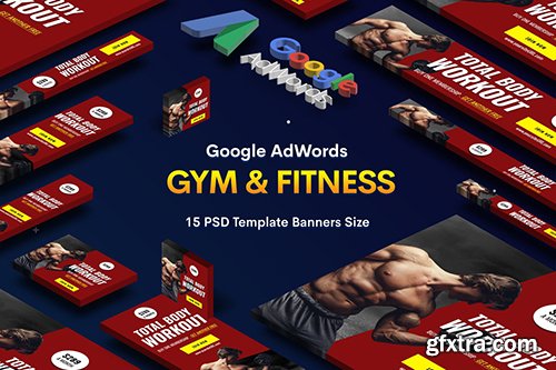 Gym & Fitness Banners Ad