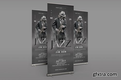 Jazz Roll Up Banner