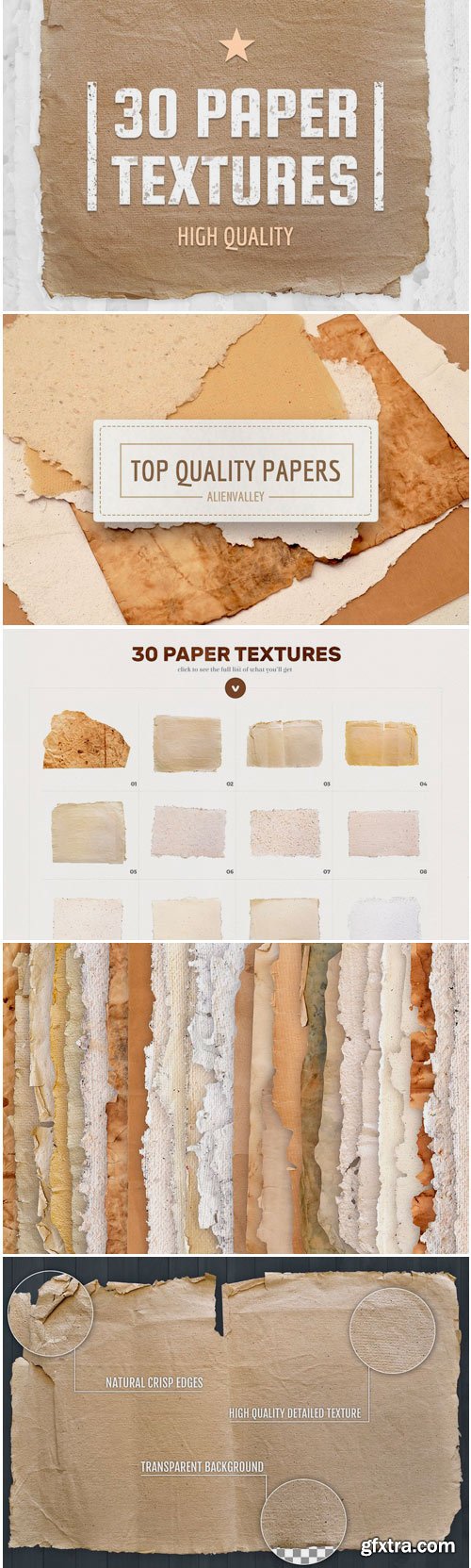 CM - 30 Paper Textures 108185