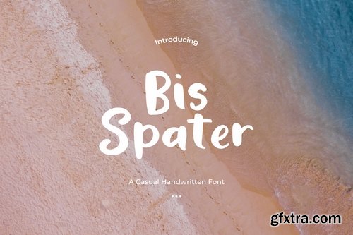 Bis Spater - Handwritten Script Font