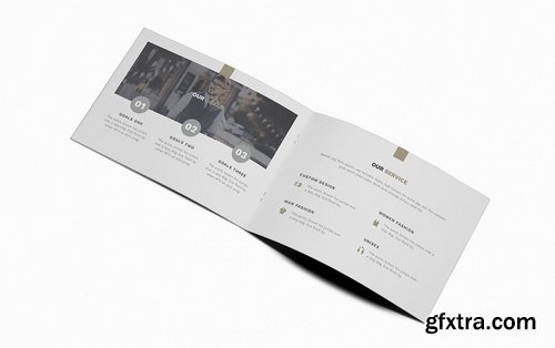 Man Fashion A5 Brochure Template