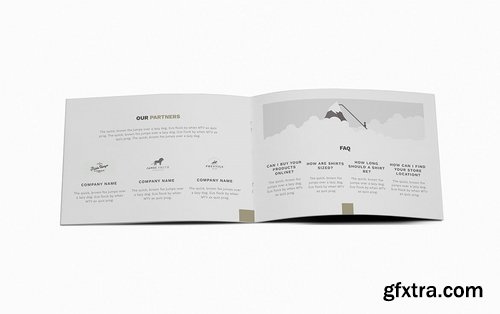 Man Fashion A5 Brochure Template