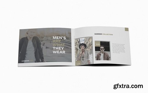 Man Fashion A5 Brochure Template