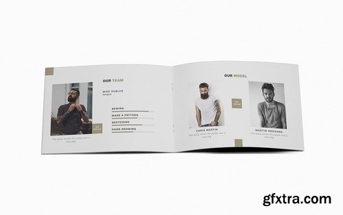 Man Fashion A5 Brochure Template