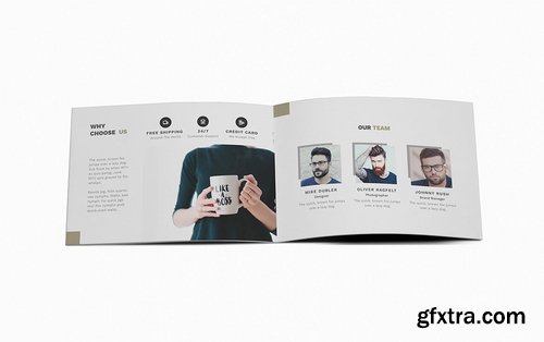 Man Fashion A5 Brochure Template