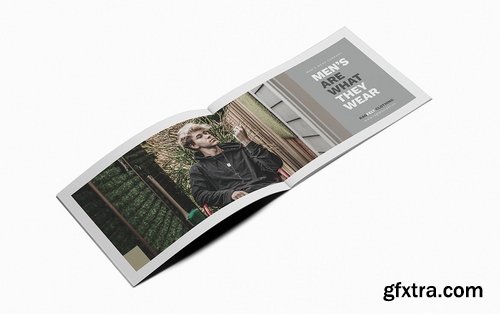 Man Fashion A5 Brochure Template