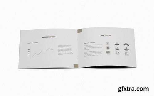 Man Fashion A5 Brochure Template