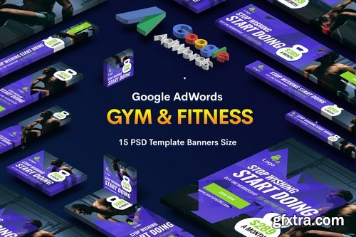 Gym & Fitness Banners Ad