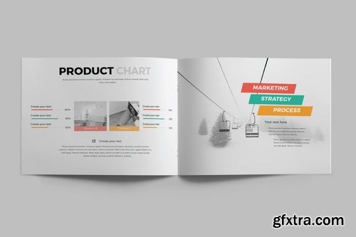 CORPORATE - A5 Landscape Brochure template