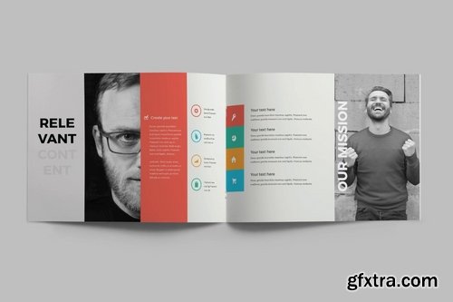 CORPORATE - A5 Landscape Brochure template