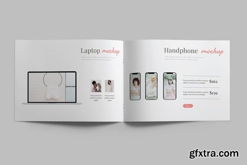 FASHION DESIGN - A5 Landscape Brochure template