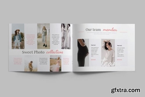 FASHION DESIGN - A5 Landscape Brochure template