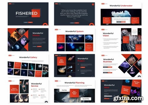 Fishered - Powerpoint Google Slides and Keynote Templates