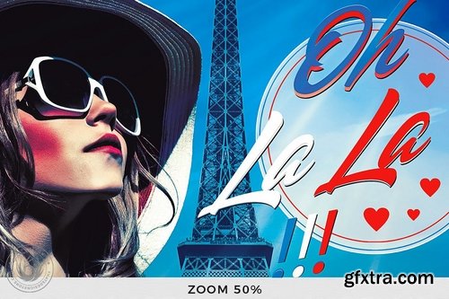 French Party Flyer Template V2