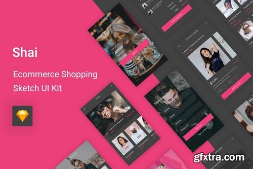 UI Kit Pack for Figma Adobe XD and Sketch