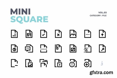 Mini square - 60 Shopping Icons