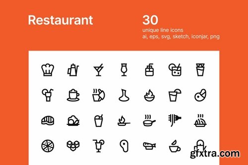 Restaurant icons