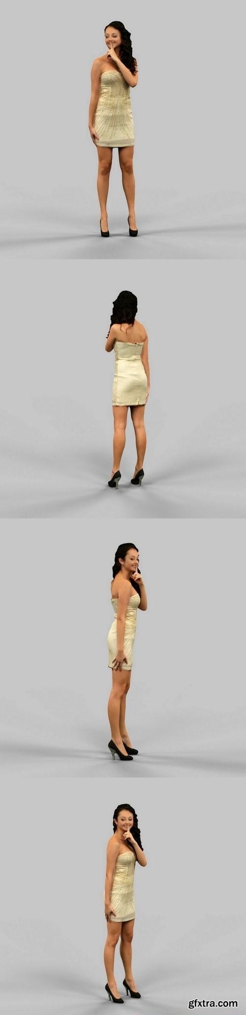 Female silencing 3D model