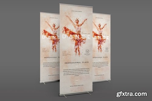 Ballet Dance Roll Up Banner