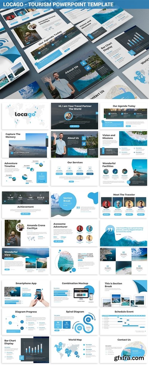 Locago - Tourism Powerpoint Template