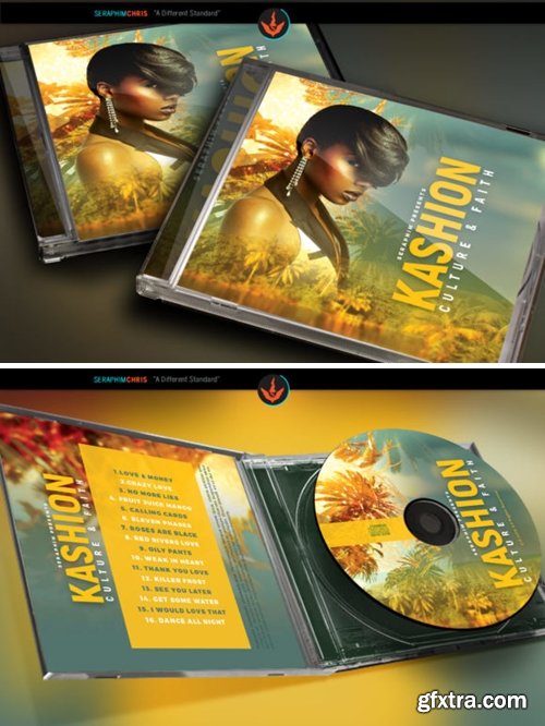 Tropical CD Artwork Template 1576491