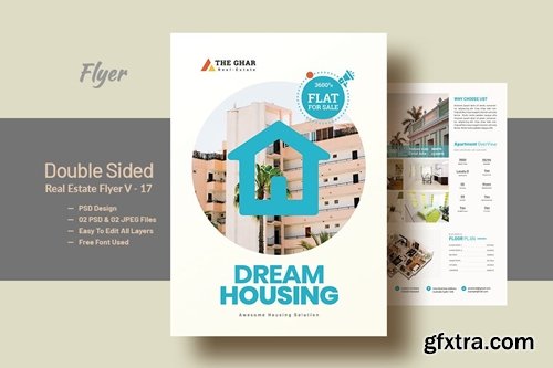 Double Side Real-Estate(Apartment Sales) Flyer V17