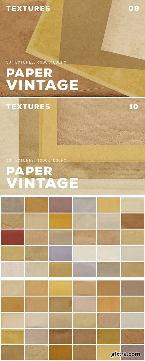 30 Vintage Paper Textures 