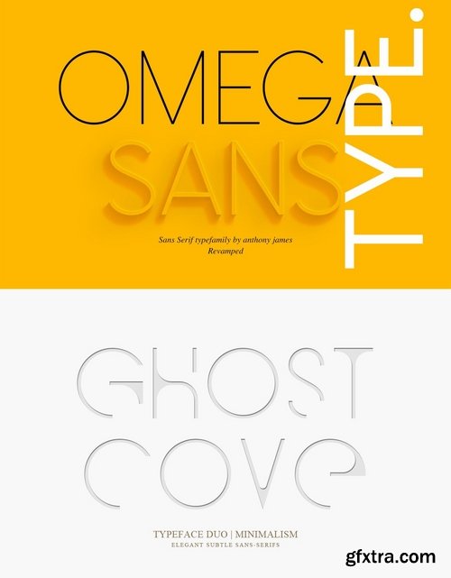 Ghost Cove Omega Sans Font Duo