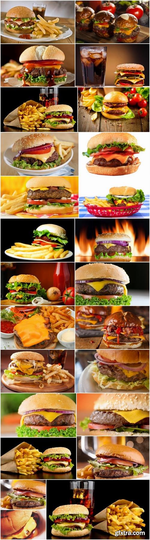 Cheeseburger fast food hamburger sandwich 25 HQ Jpeg