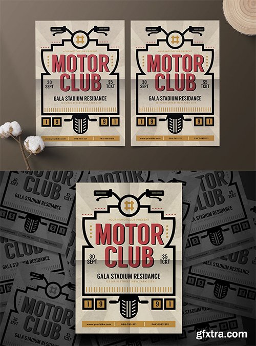 Motor Club Flyer