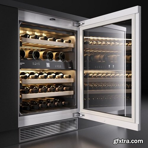 Wine Cabinet Liebherr 3d Model