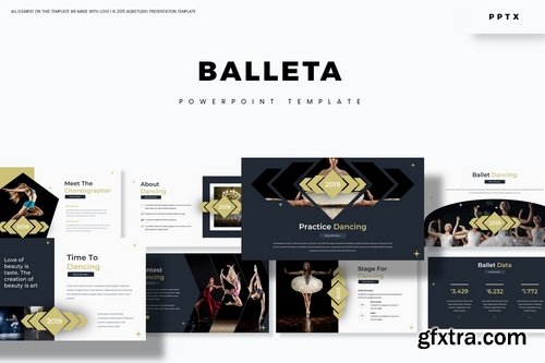 Balleta - Powerpoint Google Slides and Keynote Templates