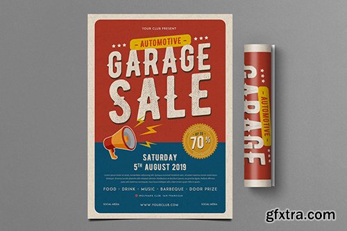 Retro Automotive Garage Sale