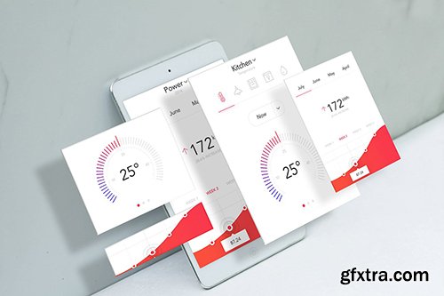 Tablet Mobile Layers Mockup