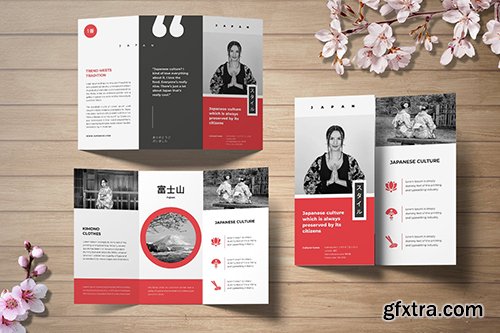 Japanese Culture Trifold Brochure