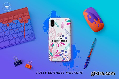 Mobile Cover Mockup Template