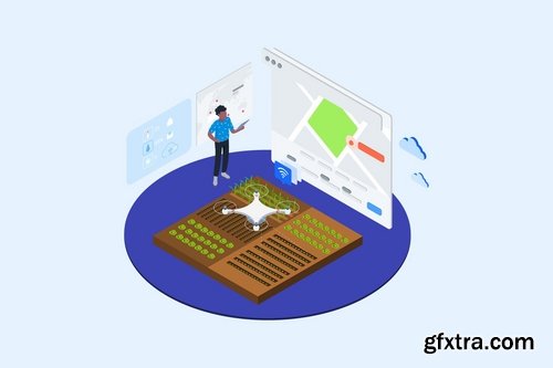 Isometric Illustrations Pack