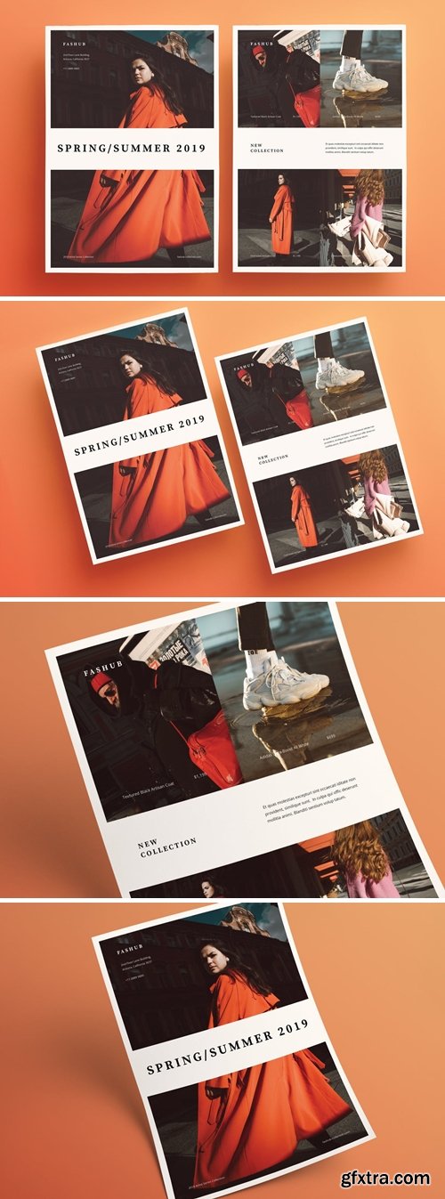 fashion flyer template