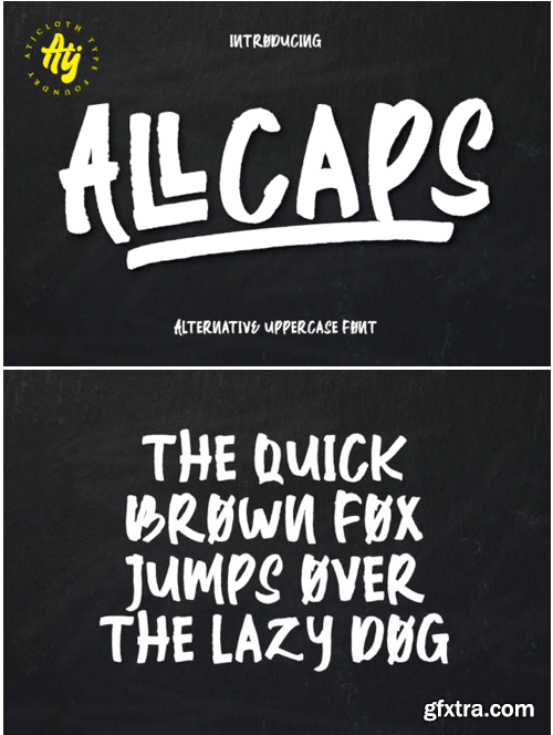 All Caps Font