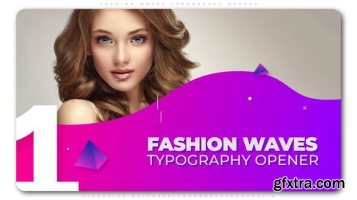 VideoHive Fashion Waves Typography Opener 2241089