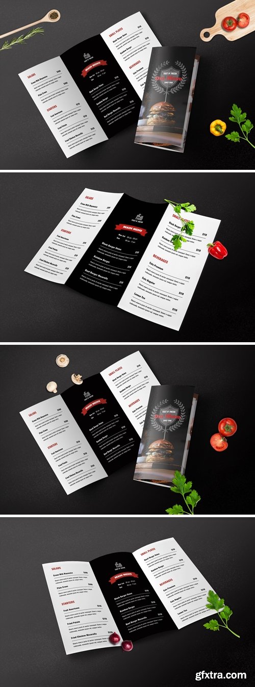 Trifold Restaurant Menu Template