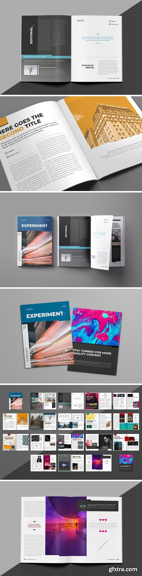 Experiment Indesign Template