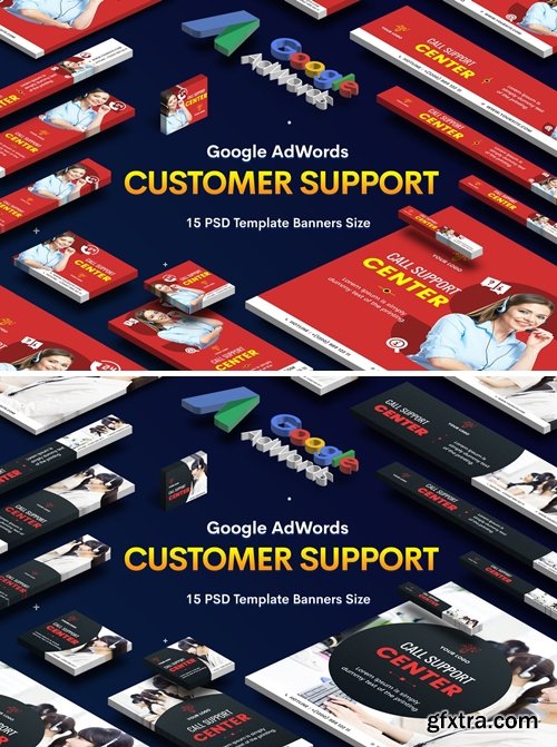 Customer Support Banners Ad